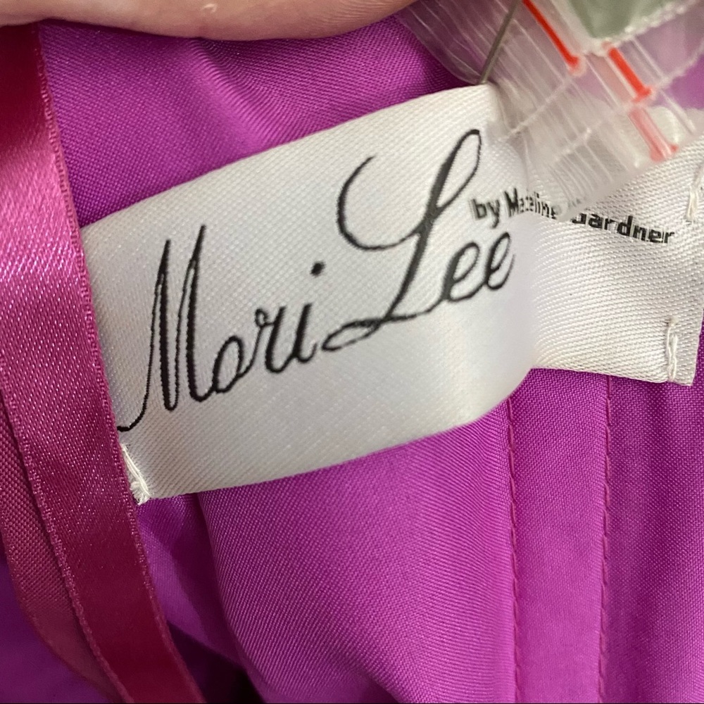 MoriLee Pink Leopard Tulle and Rhinestones Party Dress Size 13 - Picture 9 of 16